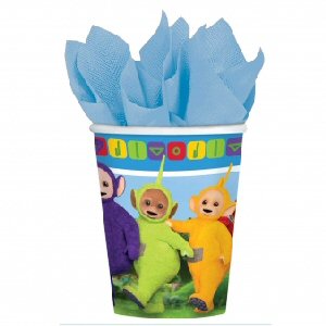 Teletubbies Paper Cups 266ml Teletubbies Paper Cups 266ml