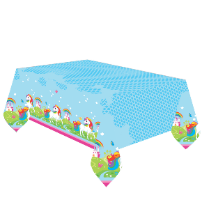 Unicorn Party Plastic Tablecover