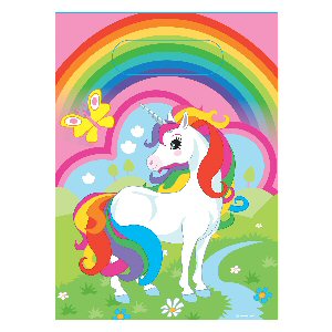 Unicorn Party Plastic Loot Bags