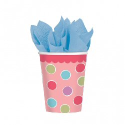Sweet Little Cupcake 1st Birthday Girl Paper Cups