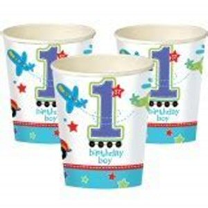 All Aboard 1st Birthday Paper Cups