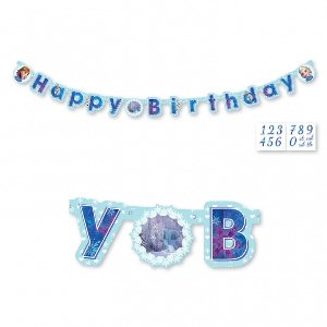 Frozen Party Add an Age Letter Banner