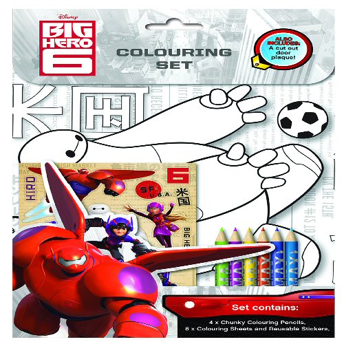 Big Hero 6 colouring set
