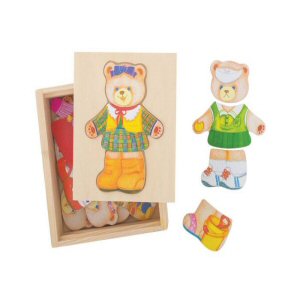 Wooden Dress Up Mrs Bear Wooden Dress Up Mrs Bear