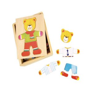 Wooden Dress Up Mr Bear Wooden Dress Up Mr Bear