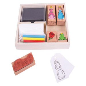 Wooden Fairy Stamp and Colour Wooden Fairy Stamp and Colour