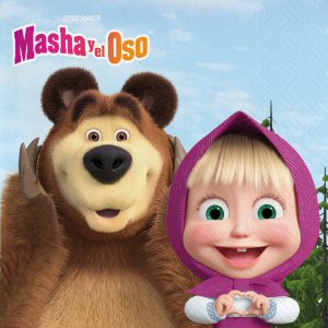Masha and the Bear paper napkins