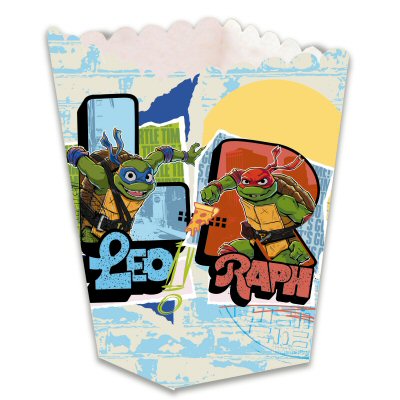 Turtles Party Popcorn Party Boxes Turtles Party Popcorn Party Boxes
