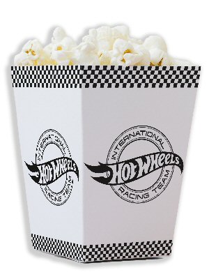 Adult Hot Wheels Popcorn boxes