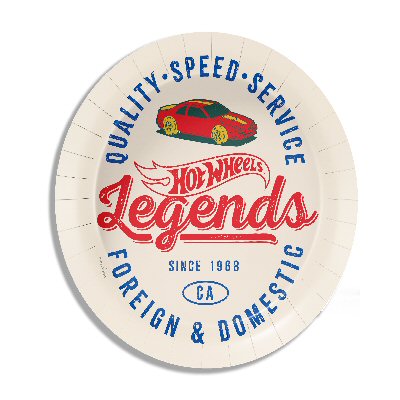 Vintage Hot Wheels party plates