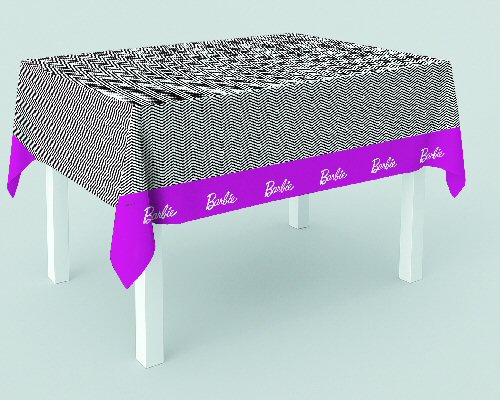 New Barbie Plastic Party Tablecover