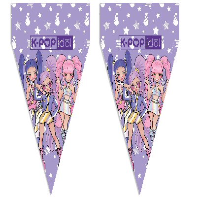 K-Pop Idol paper party pennant bunting 