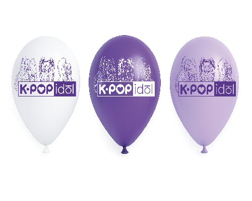 K-Pop Idol latex balloons