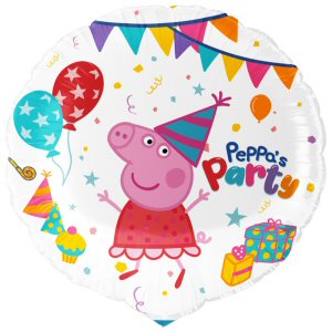 Peppa Pig Round Foil Balloon Peppa Pig Round Foil Balloon