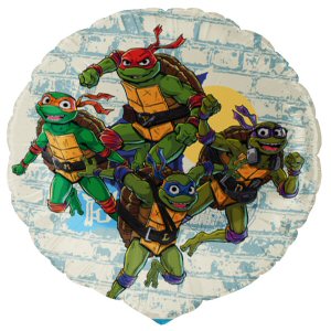 Round Ninja Turtles Foil Balloon Round Ninja Turtles Foil Balloon