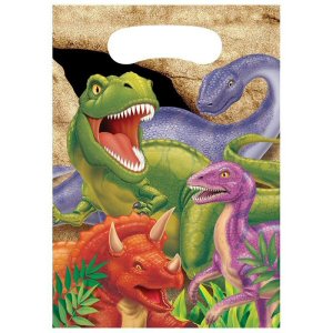 Dino Blast Plastic party bags