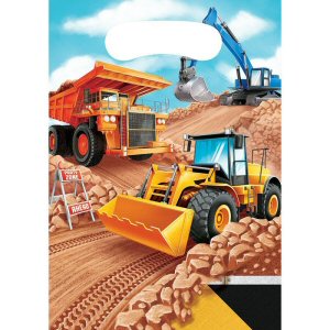 Big Dig Construction party loot bags