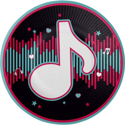 Dance Party Plates 23 cm