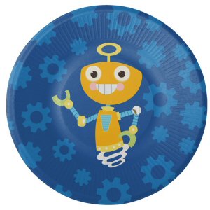 Robots Party Supplies Party Paper Plates