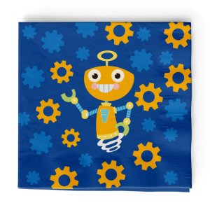 Robots Party Supplies Paper napkins