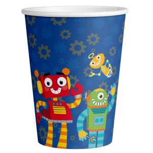 Robots Party Supplies Party Paper Cups