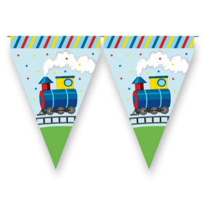 All Aboard Lil Train party bunting
