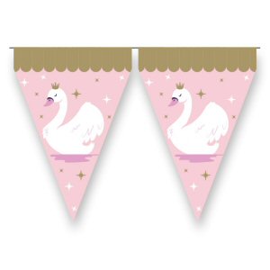 Stylish Swan Pennant Banner Bunting