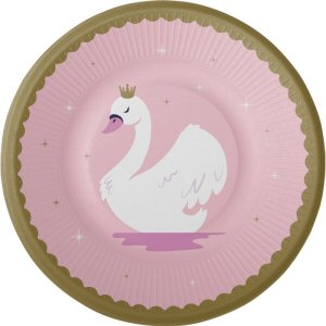 Stylish Swan Party Plates 23cm