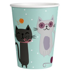 Cat Party Paper Cups Cat Party Paper Cups