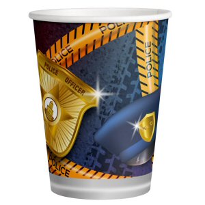 POLICE PARTY PAPER CUPS
