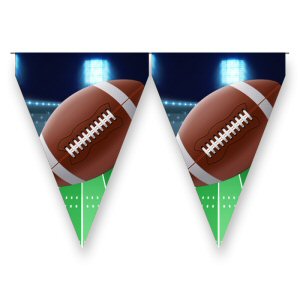 Rugby Football Party Pennant Banner Bunting