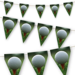 Golf Pennant Banner Bunting