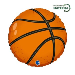 Basketball party foil balloons