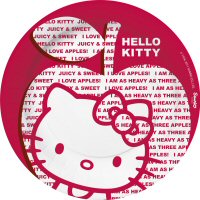 Hello Kitty Apple Party Plates