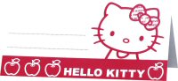 Hello Kitty Apple Party Place Cards