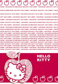 Hello Kitty Apple Party Tablecover