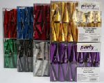 Blue Holographic Cone Party Poppers