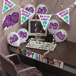 Happy Birthday 40 Party decorating kit