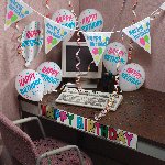 Happy Birthday Party decorating kit