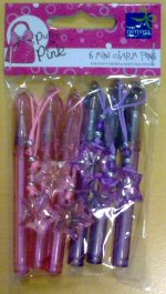 Birthday Girl party mini charm pens