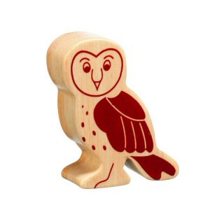 Wooden owl figure Wooden owl figure