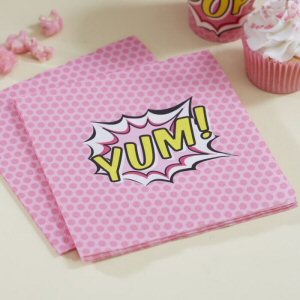 Pop Art Superhero Slogans Party Supplies