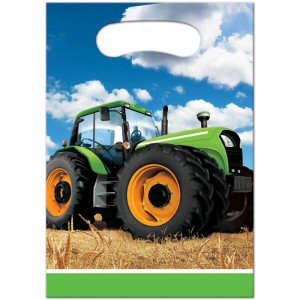 Tractor Time Party Loot Bags
