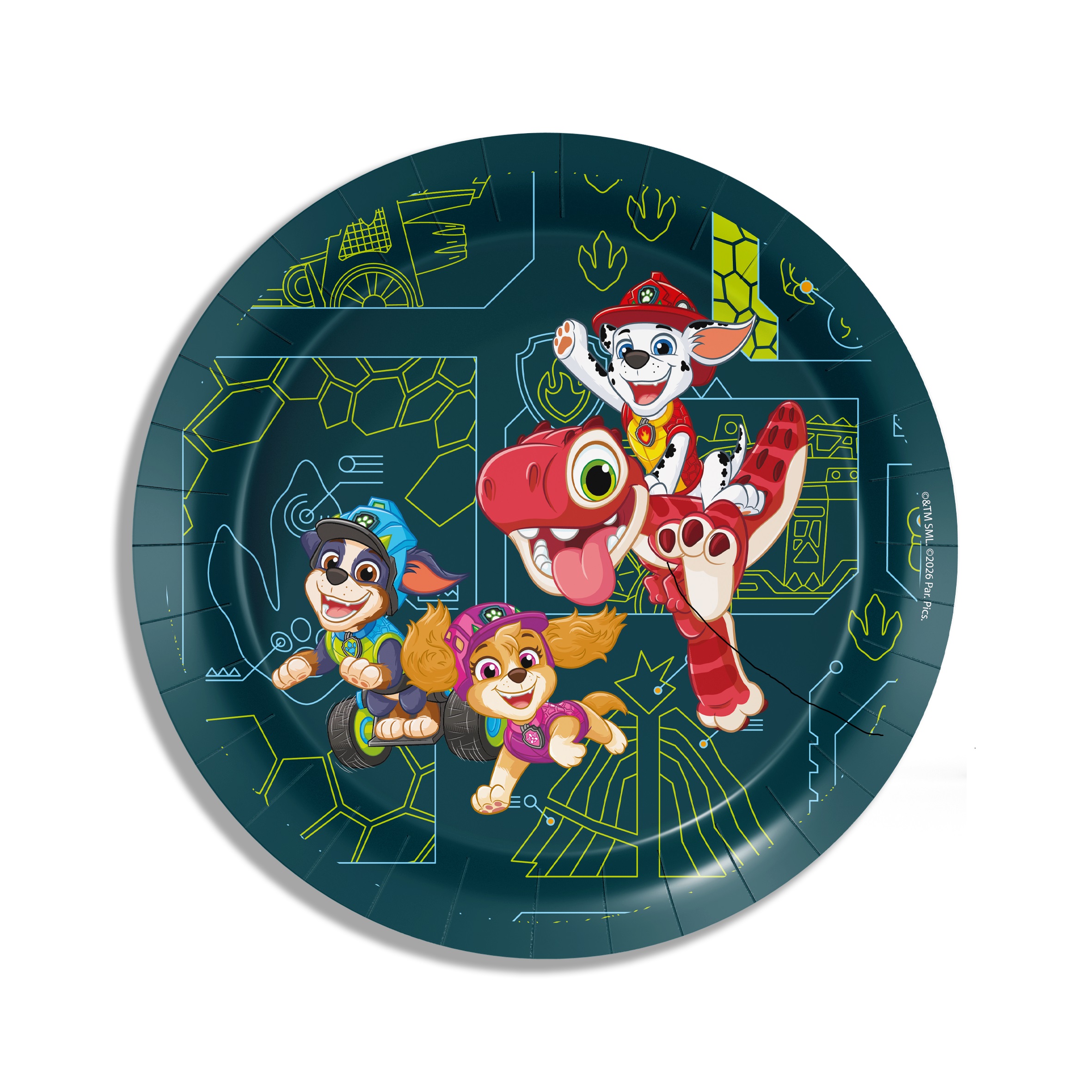 I Speak Dino party plate 23cm