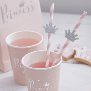 Princess Party Paper Straws by Ginger Ray