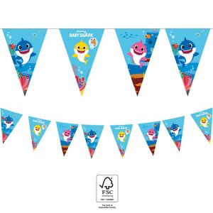Baby Shark Triangle Flag Banner Bunting