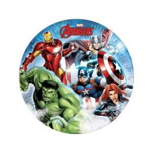 Avengers Multi Heroes Party Plates Avengers Multi Heroes Party Plates