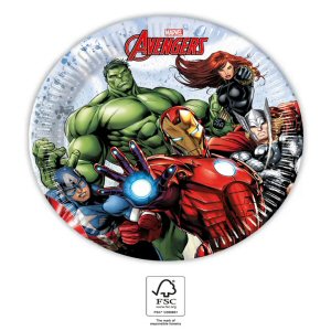 Marvel Avengers Plates 20 cm Marvel Avengers Plates 20 cm