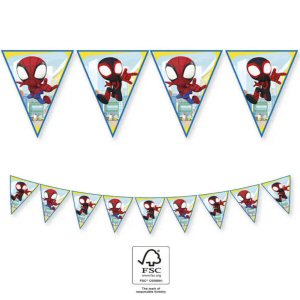 Spidey Paper Triangle Flag Banner Bunting