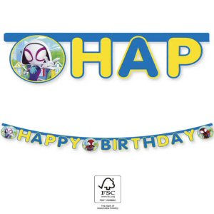Spidey Paper Letter Banner 2 m